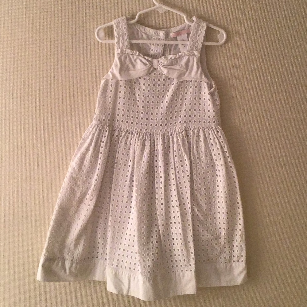 JANIE + JACK WHITE EYELET DRESS Size 4